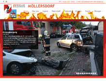 Tablet Screenshot of feuerwehr-moellersdorf.at
